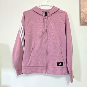 Adidas Pink Hoodie Jacket